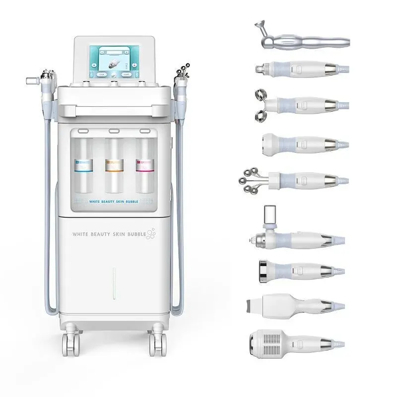 Hot Selling 9 In 1 Hydra Diamond Dermabrasion Facial Machine Hydro Facial Water Oxygen Bubble Machine Beauty Spa - Image 3