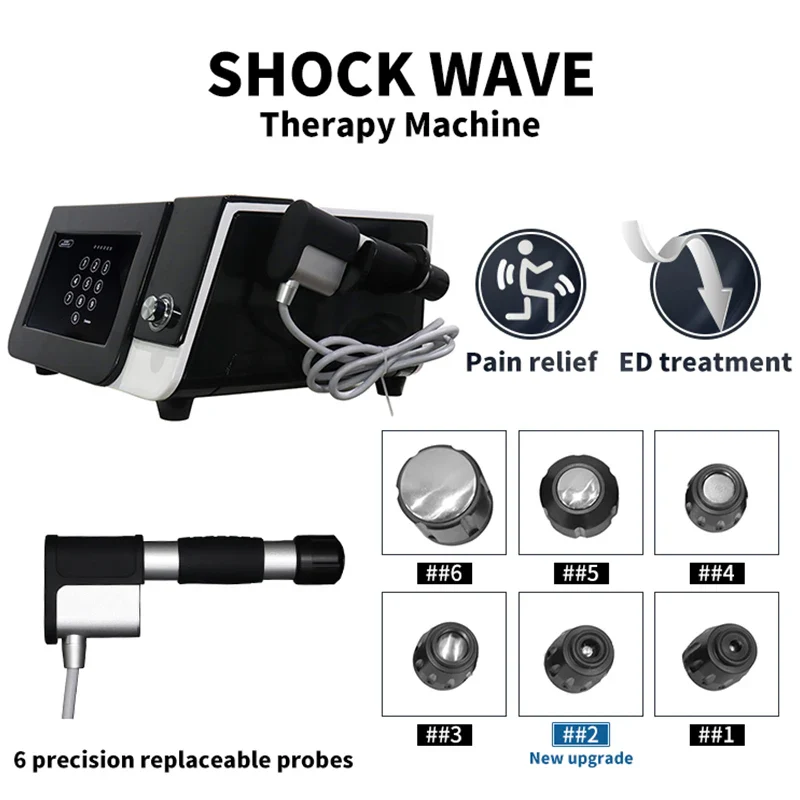 Hotselling Pneumatic Shockwave Therapy Machine Extracorporeal Physiotherapy Shock Wave ED Treatment Pain Relief Health Care - Image 4