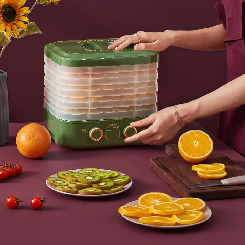 Household 220V 5-layer Smart Fruit Dryer Food Dehydrator Multi-functional Meat Tea Dehydration Pet Snack Food Dehydration Dryer - Image 2