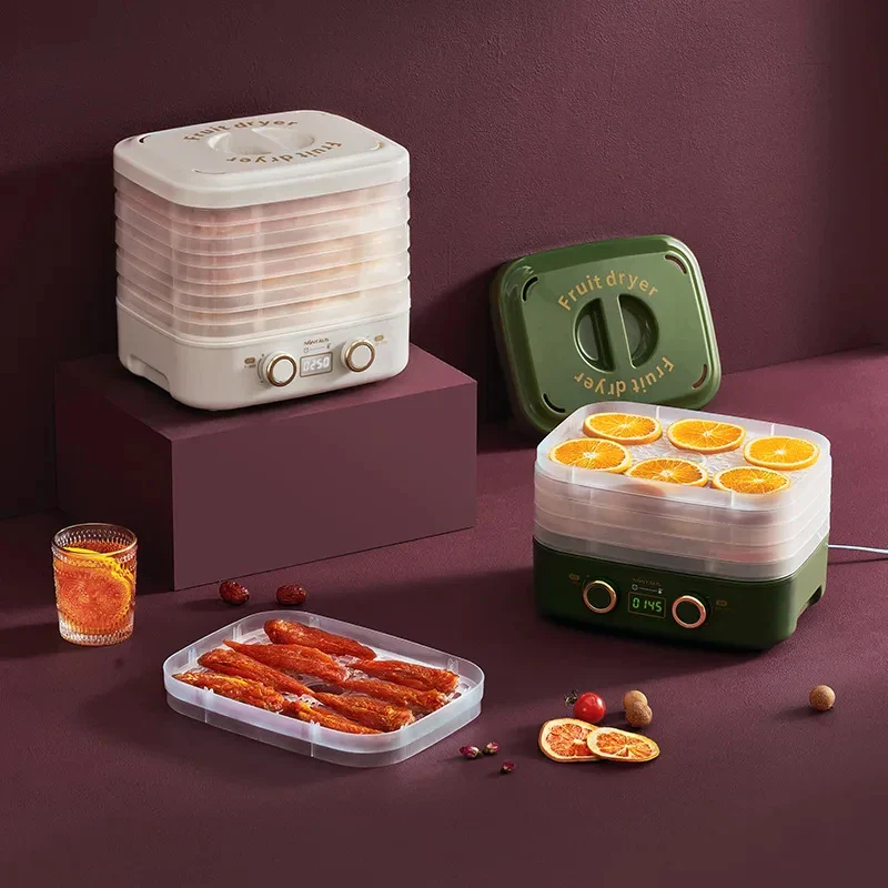 Household 220V 5-layer Smart Fruit Dryer Food Dehydrator Multi-functional Meat Tea Dehydration Pet Snack Food Dehydration Dryer - Image 3