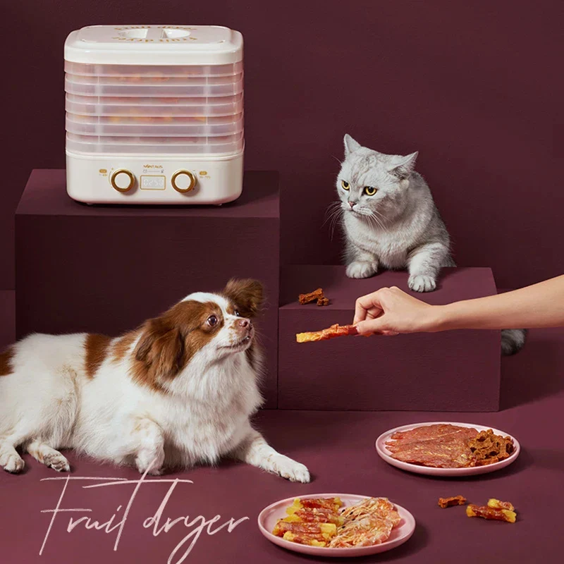 Household 220V 5-layer Smart Fruit Dryer Food Dehydrator Multi-functional Meat Tea Dehydration Pet Snack Food Dehydration Dryer - Image 4