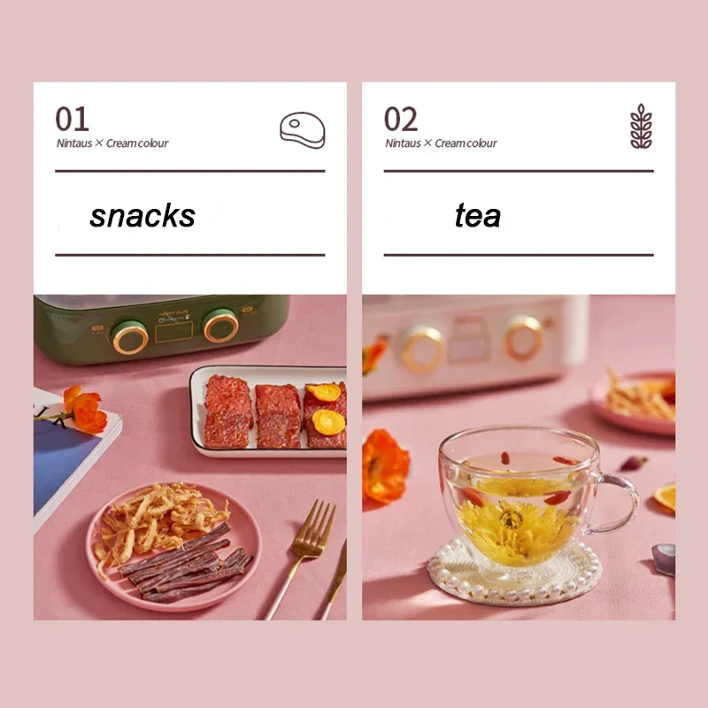 Household 220V 5-layer Smart Fruit Dryer Food Dehydrator Multi-functional Meat Tea Dehydration Pet Snack Food Dehydration Dryer - Image 5
