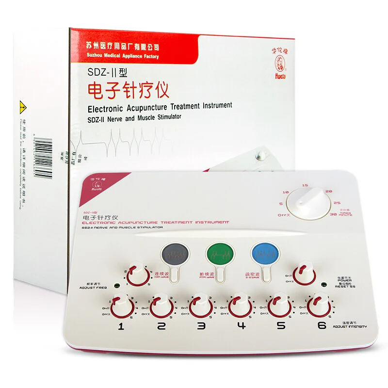 Hwato SDZ-II Nerve and Muscle Stimulator Electronic Acupuncture Instrument 3 Waveform 6 outputs - Image 3