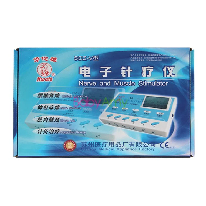Hwato SDZ-V 6 Channel Electronic Acupuncture Therapy apparatus.Nerve and muscle stimulator Massage.LCD TENS Physical Therapy - Image 2