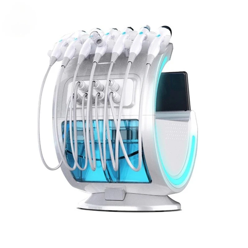 Ice Blue Hydro Machine 7 In 1 Skin Analysis Skin Care Device for Facial Cleansing Deep Pore Vacuum Hydra Skin Lift Anti-aging - Image 2