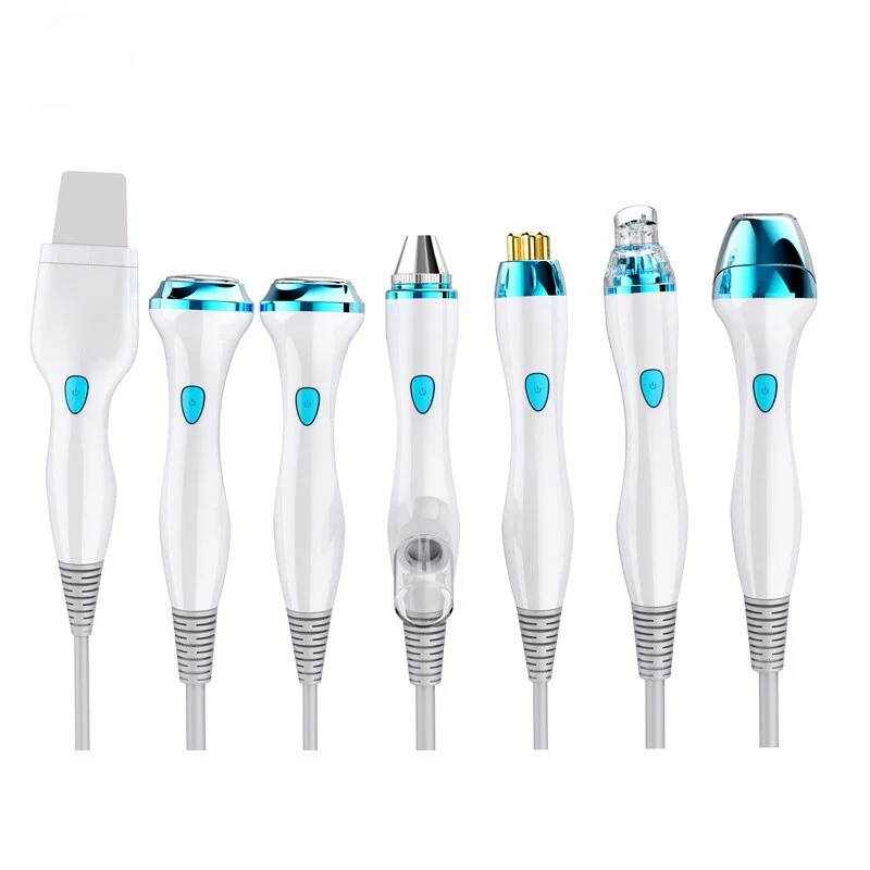Ice Blue Hydro Machine 7 In 1 Skin Analysis Skin Care Device for Facial Cleansing Deep Pore Vacuum Hydra Skin Lift Anti-aging - Image 4