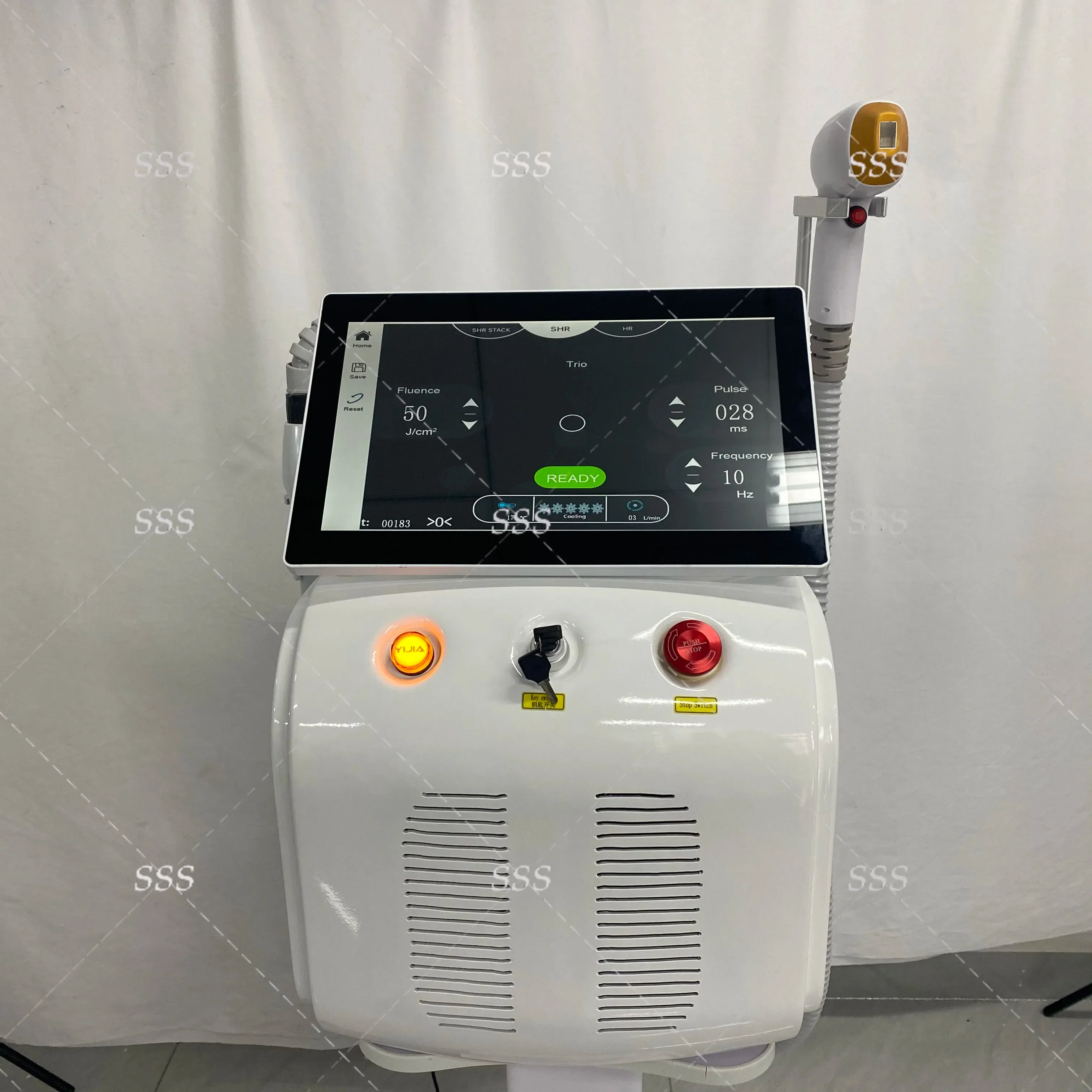 Ice Platinum Diode Hair Removal Machine Freezing Point Painless Hair Removal Whole Body 755nm 808nm 1064nm - Image 3