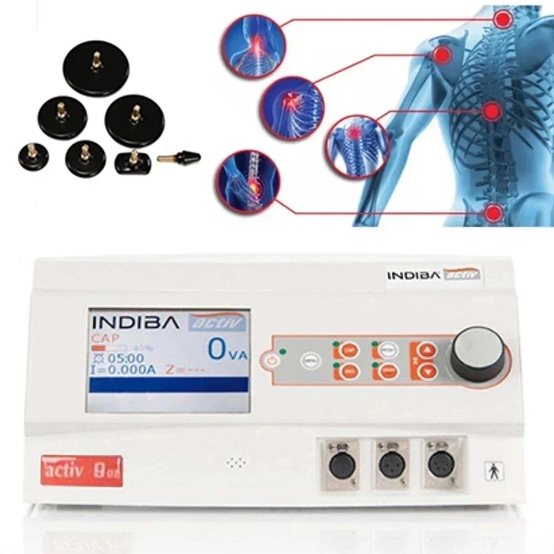 INDIBA Activ 902 RF 448KHZ Diathermy Face Lift Body Slimming Machine Wrinkle Removal Pain Relief Anti-Cellulite Beauty Equipment - Image 6