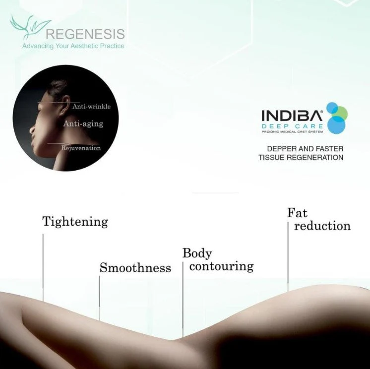 Indiba Machine Body Sculpting Machine Spain R45 System Rf Deep Beauty Face Lifting - Image 6