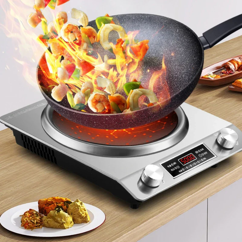5000W Induction Cooker Home Concave New Commercial Wok All-In-One High-Power Induction Cooker