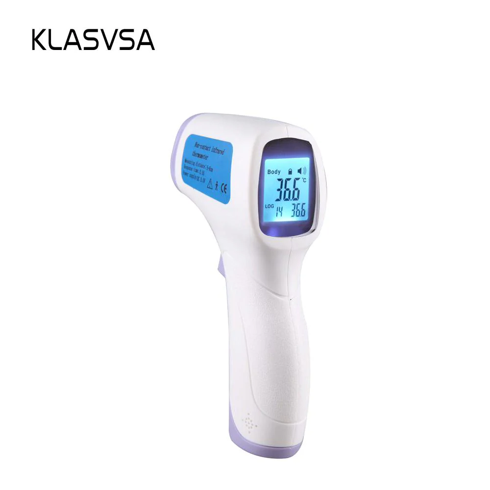 Infrared Digital LCD Baby Thermometer High Temperature Alarm Ear Forehead Non-contact IR Temperature Measurement Gun Pyrometer - Image 3