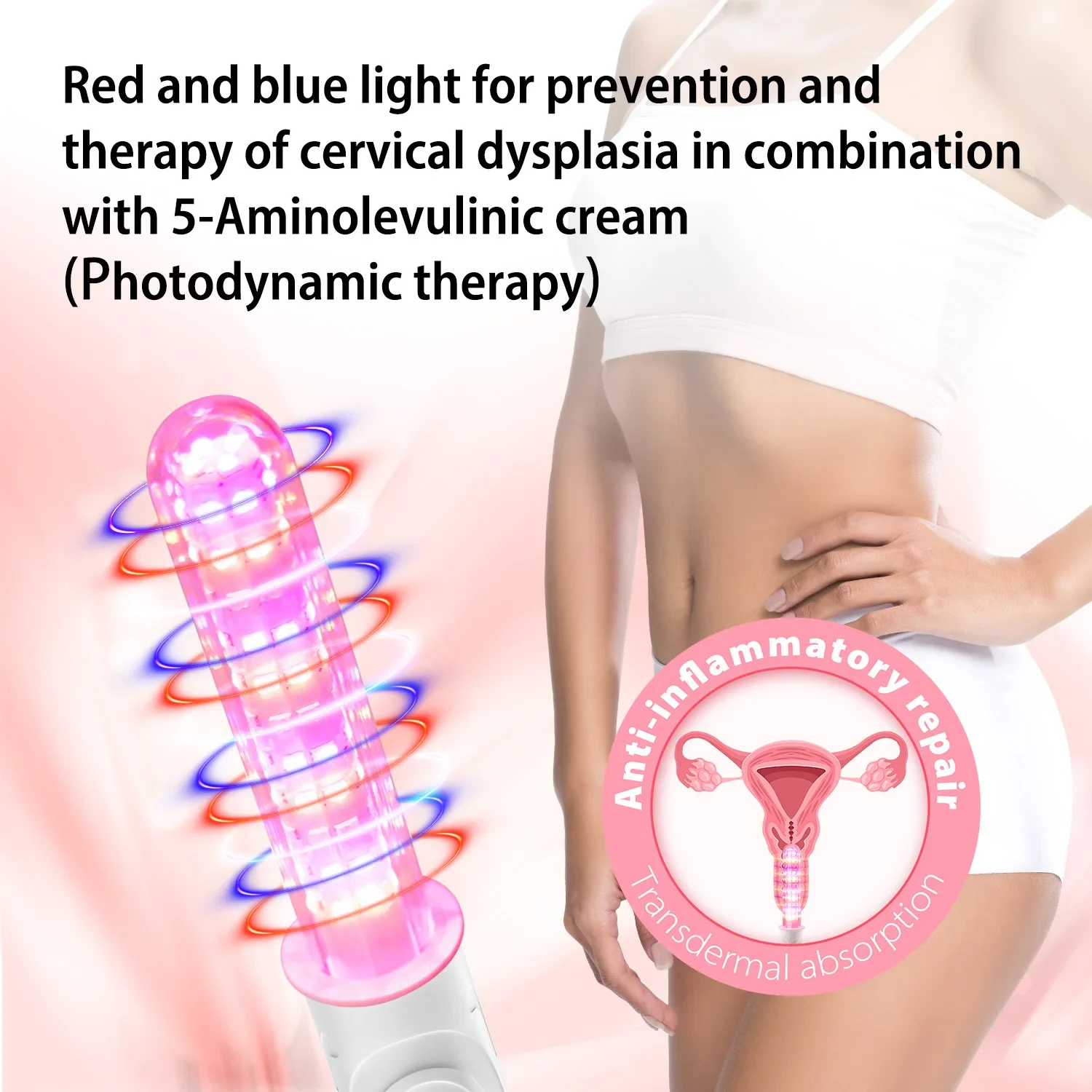 Infrared&Red Light Therapy Device for Women-Vaginitis Treatment,Vaginal Tighten,Pelvic Health,Home Use,Heating,Menstrual Comfort - Image 2