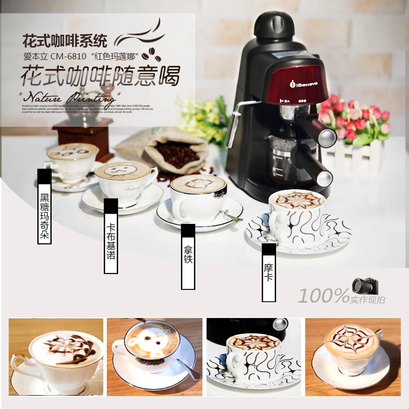 Italy espresso coffee machine automatic maker ,moka coffee machine,Semi automatic espresso cappuccino coffee maker - Image 3