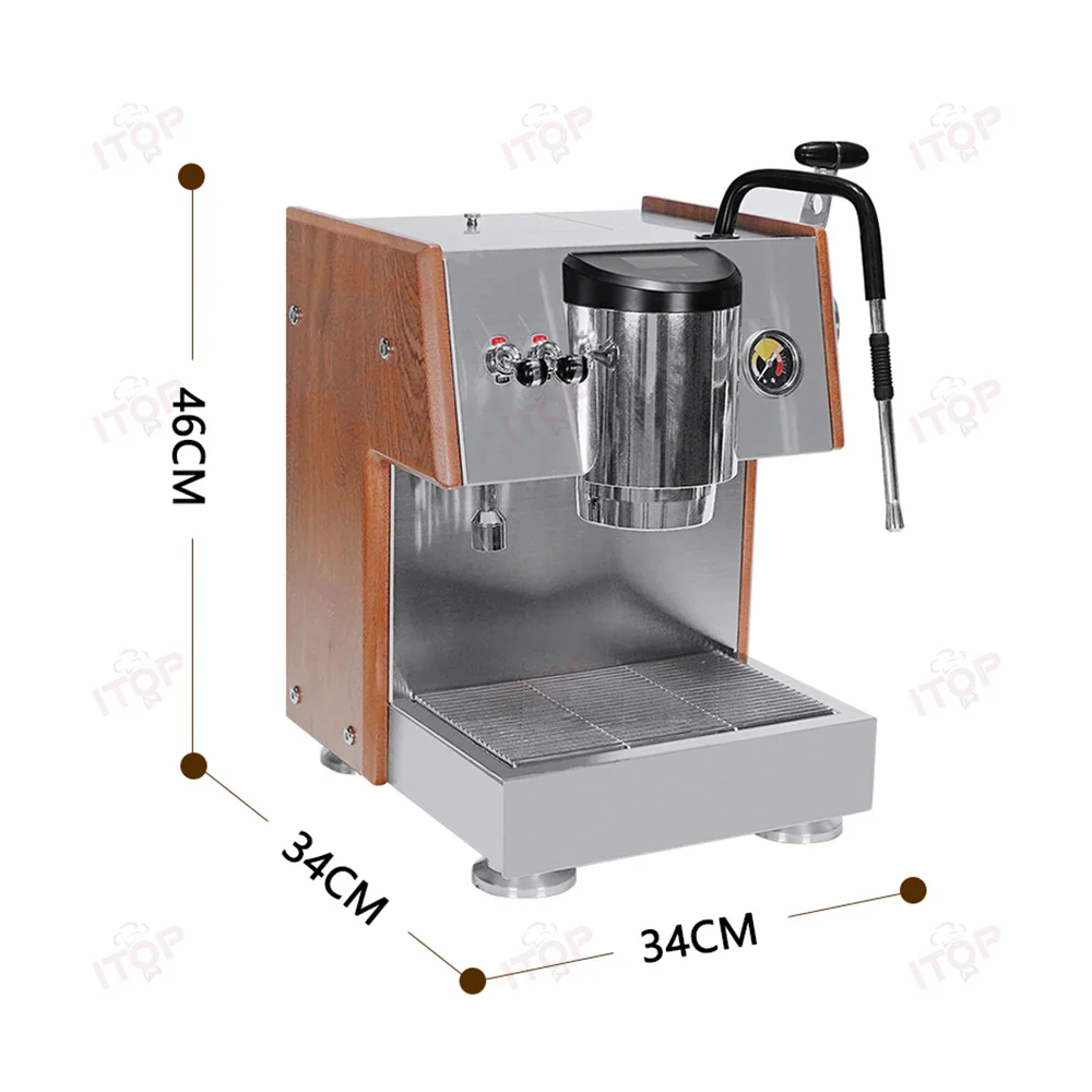 ITOP X20 Semi-automatic Espresso Machine Commercial Home OPV Valve Adjust the Pressure OLAB Pump Copper Boiler Coffee Maker 220V - Image 2