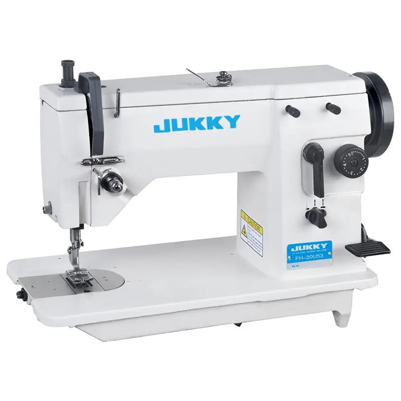 JUKKY 20U33 Zigzag Industrial Sewing Machine Heavy Duty Walking Foot Machines Electronic Iron 25 1 Set JUKKY, STARLIGHT