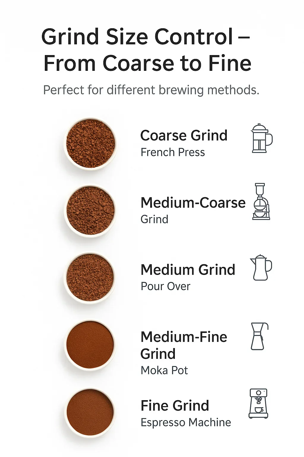 K-64S Electric Coffee Grinder Commercial 64mm Flat Burr Coffee Grinder 500g Hopper Anti-Static for Café Coffee Mill - Image 5
