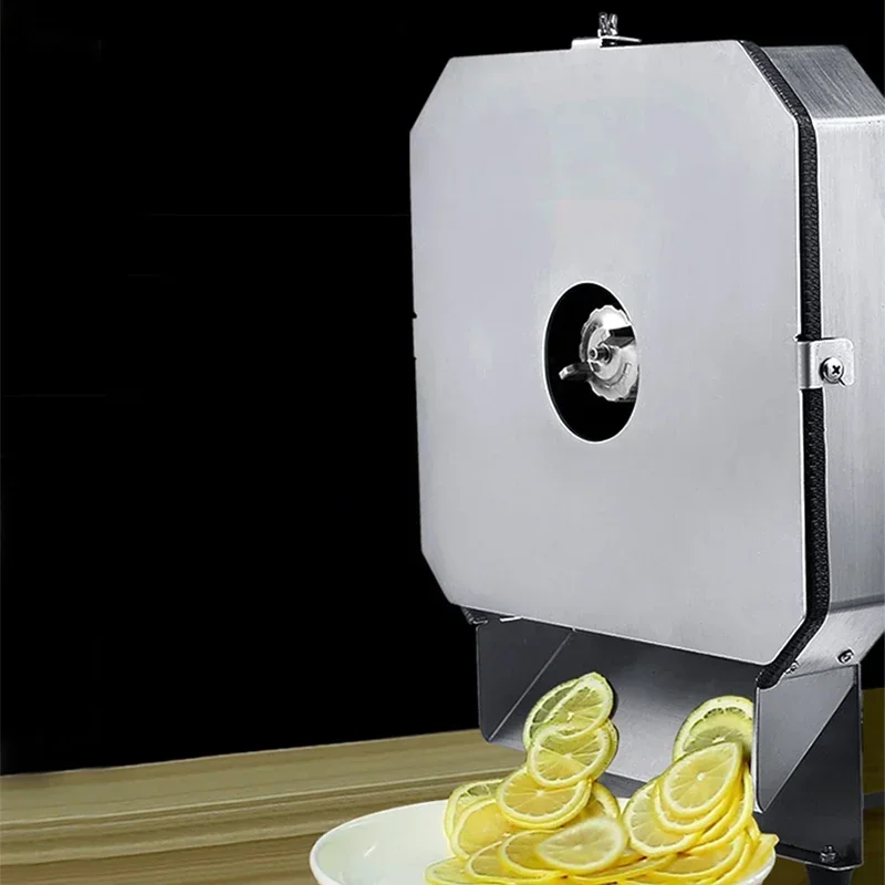 K5138AL Electric Vegetable Cutter Commercial Potato/Lemon Slices 0-10MM Thickness Adjustable - Image 4