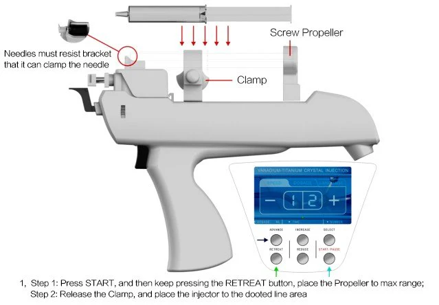 korea Vanadium Titanium Meso skin rejuvenation meso mesotherapy gun portable needle free mesotherapy machine - Image 7