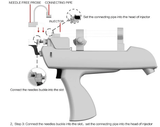 korea Vanadium Titanium Meso skin rejuvenation meso mesotherapy gun portable needle free mesotherapy machine - Image 9