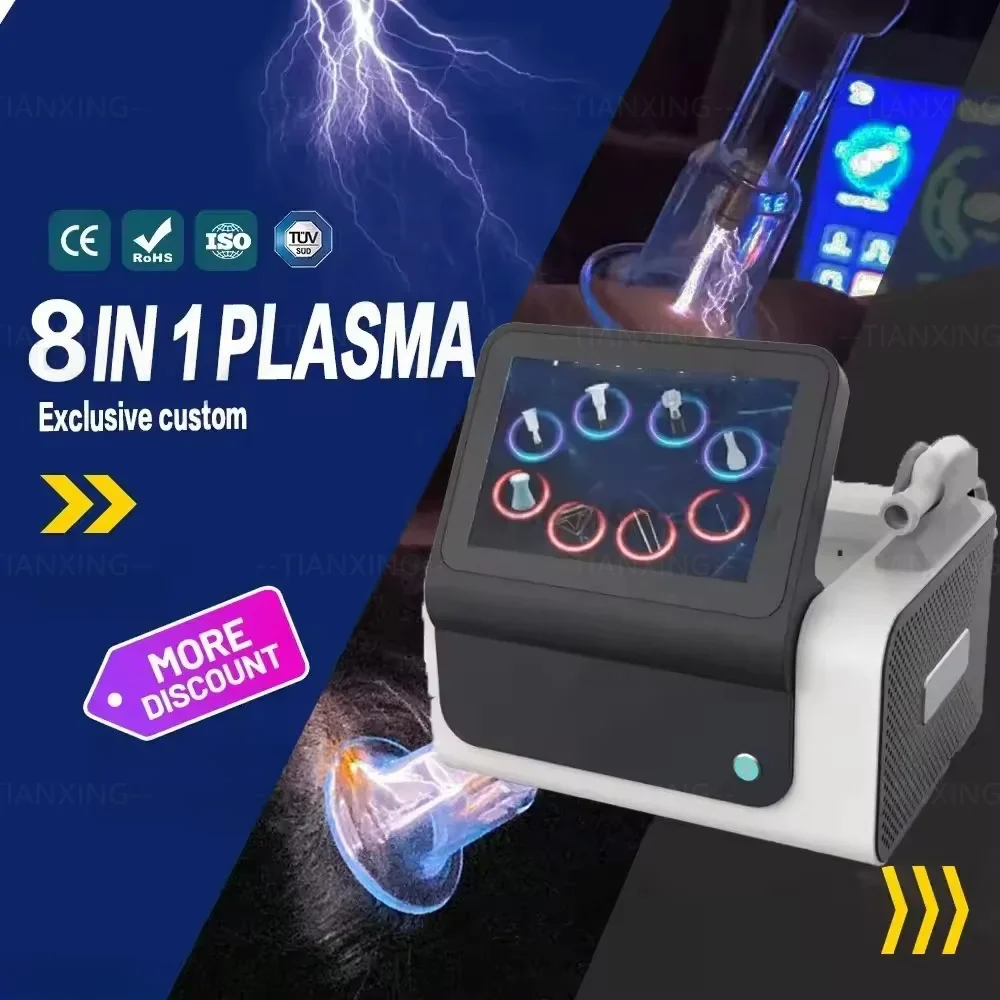 Latest 8 in 1 Fusion Plasma Professional Laser Fibroblast Ozone Wart Cold Spray Pen Removal Cold Bleaching Salon - Image 2