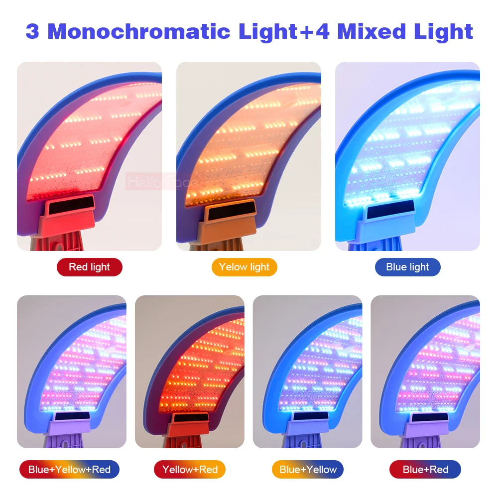 LED Beauty Mask 573 Lamp Beads LED Photon Beauty Device Foldable Face Body PDT Machine - Image 3