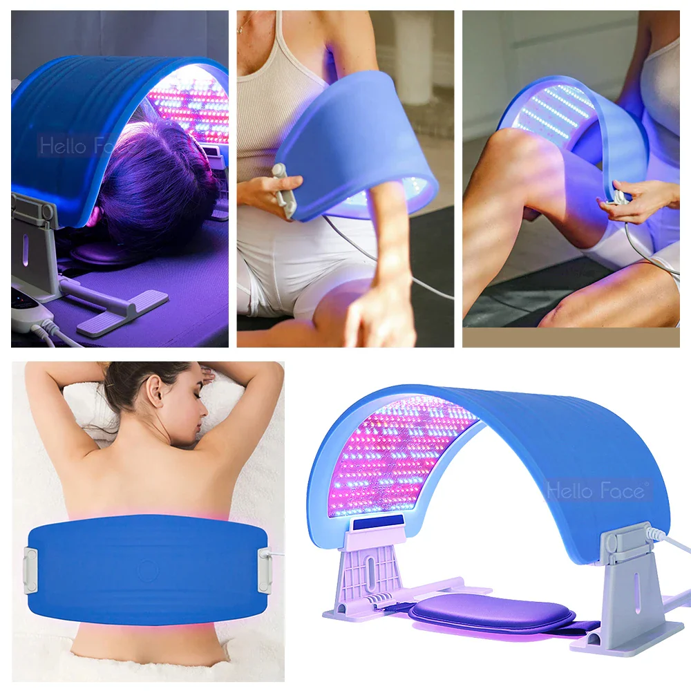 LED Beauty Mask 573 Lamp Beads LED Photon Beauty Device Foldable Face Body PDT Machine - Image 4