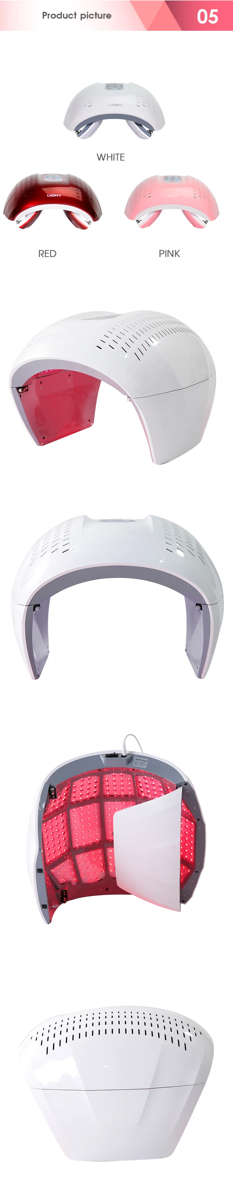 LED Facial Mask Photon Light Energy Therapy Lamp Facial Care Beauty Machine Skin Rejuvenation PDT Anti Aging Acne Wrinkle Remove - Image 13
