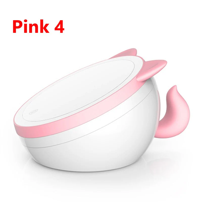 LED Light Makeup Mirror Lovely Pets Shape Creative Storage Cosmetic Mirror Night Light Mirror With 3x Magnifying Mirror - Image 2