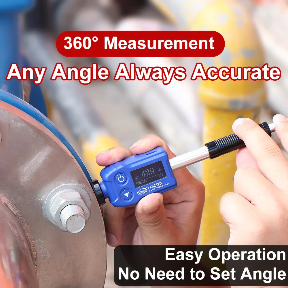 Leeb Hardness Tester Professional Durometer LS252D D Impact Device Pen-type Convert to HRA/HRB/HRC Good Repeatability - Image 2