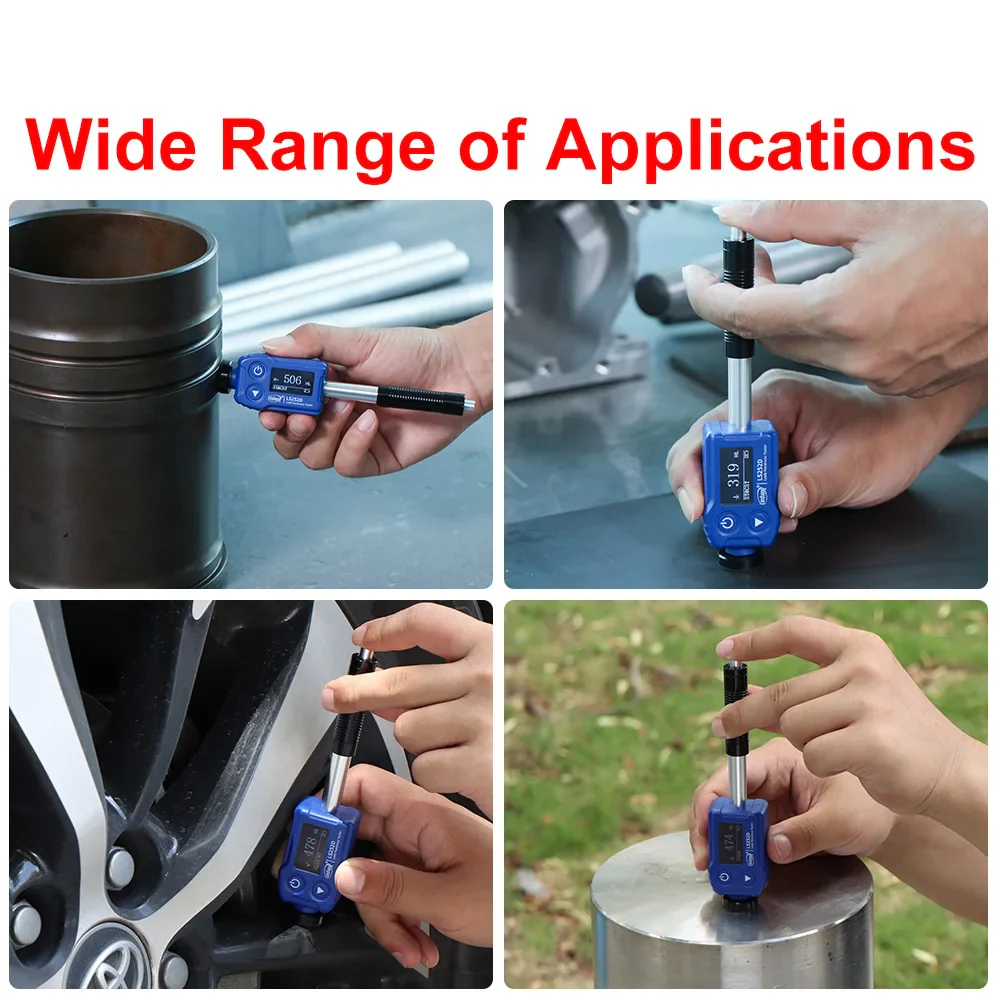 Leeb Hardness Tester Professional Durometer LS252D D Impact Device Pen-type Convert to HRA/HRB/HRC Good Repeatability - Image 4
