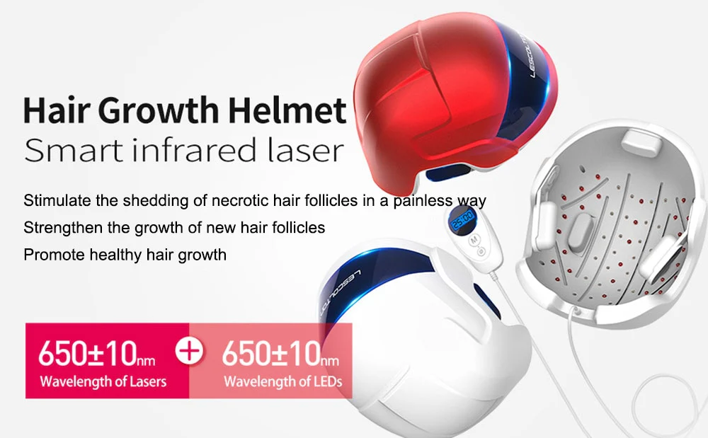 LESCOLTON Hair Growth Helmet Laser Cap Infrared Light LED Helmet Hair Growth Hat Hair Loss Device - Image 7