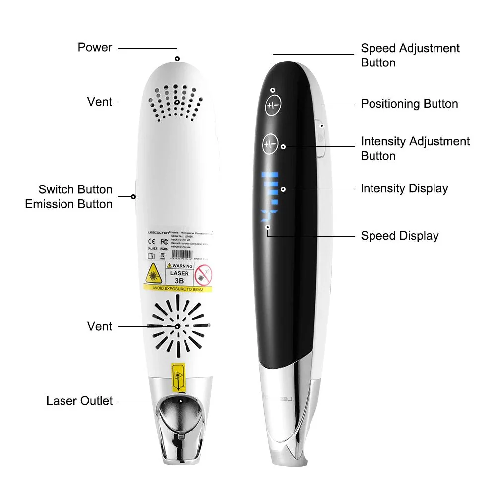 Lescolton Laser Picosecond Pen Tattoo Mole Wart Freckle Melanin Removal Machine Scars Dead Skin Remover Laser Pen Beauty Devices - Image 3
