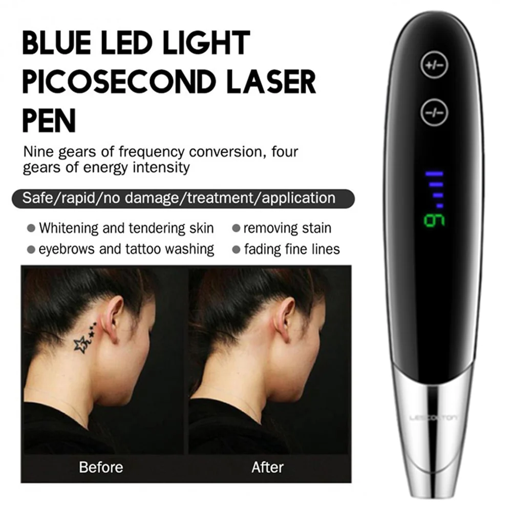 lescolton LS-058 Newest Laser Picosecond Pen Freckle Tattoo Removal Mole Dark Spot Eyebrow Pigment Laser Acne Machine Beauty Care - Image 4