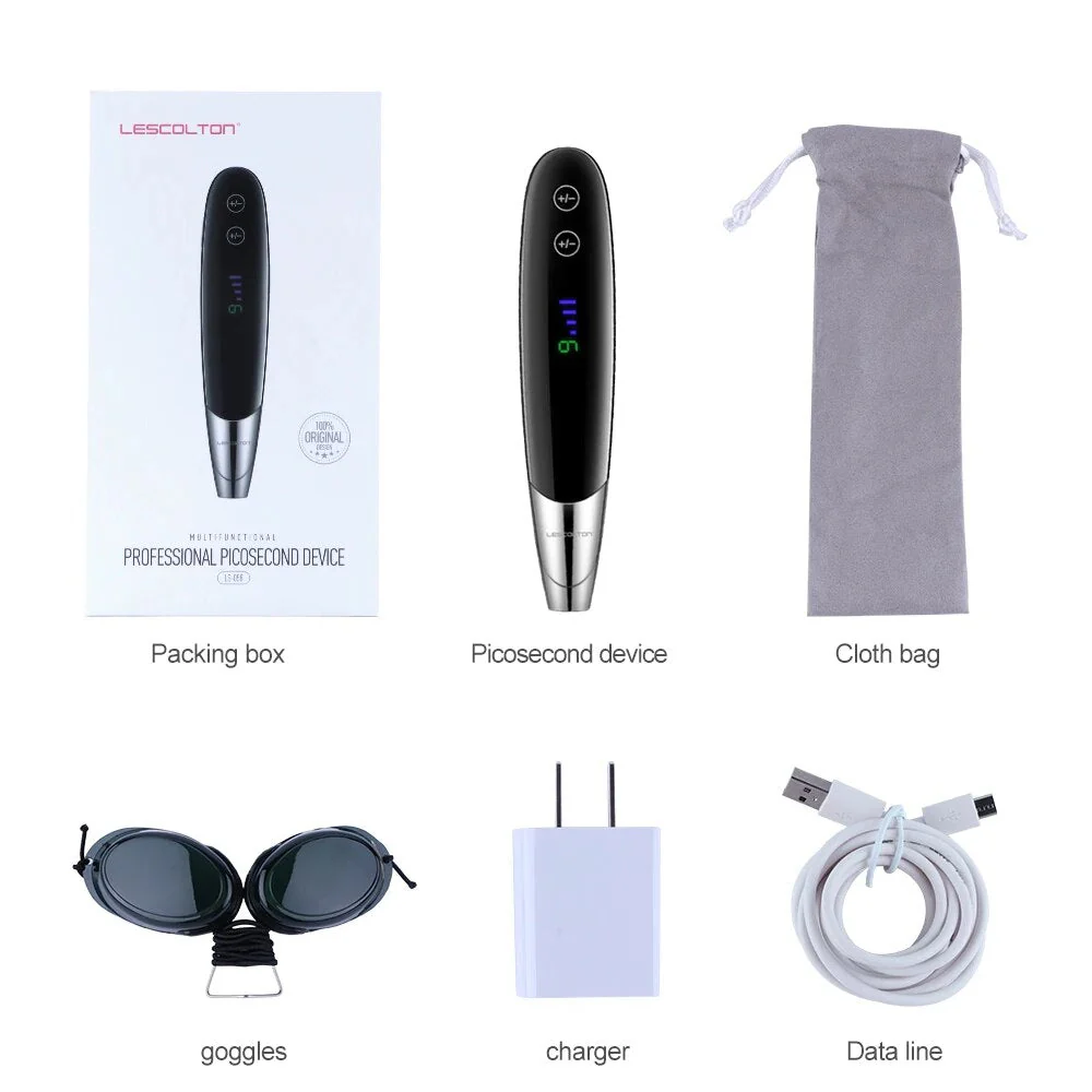 Lescolton Picosecond Laser Pen Blue Light Therapy Tattoo Mole Freckle Removal Dark Spot Remover Machine Beauty Devices Home Use - Image 5