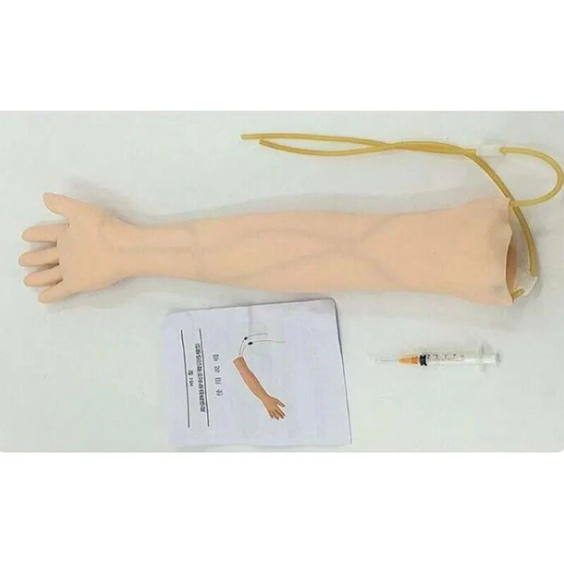 Life Size Anatomical Phlebotomy Venipuncture Practice Arm anatomyInjection practice Medical Simulator Nurse Training kit - Image 4