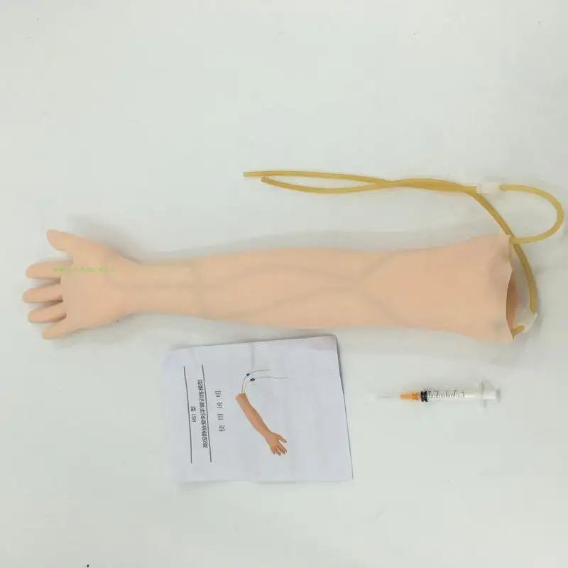 Life Size Anatomical Phlebotomy Venipuncture Practice Arm anatomyInjection practice Medical Simulator Nurse Training kit - Image 6