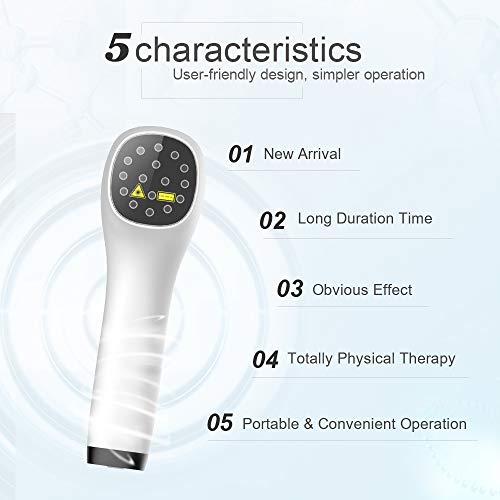 LLLT 4pcs 808nm 12pcs 650nm Red Light Therapy Device Pain Relief Knee Shoulder Back Arthritic Sciatic Pain Laser Cold Therapy - Image 6