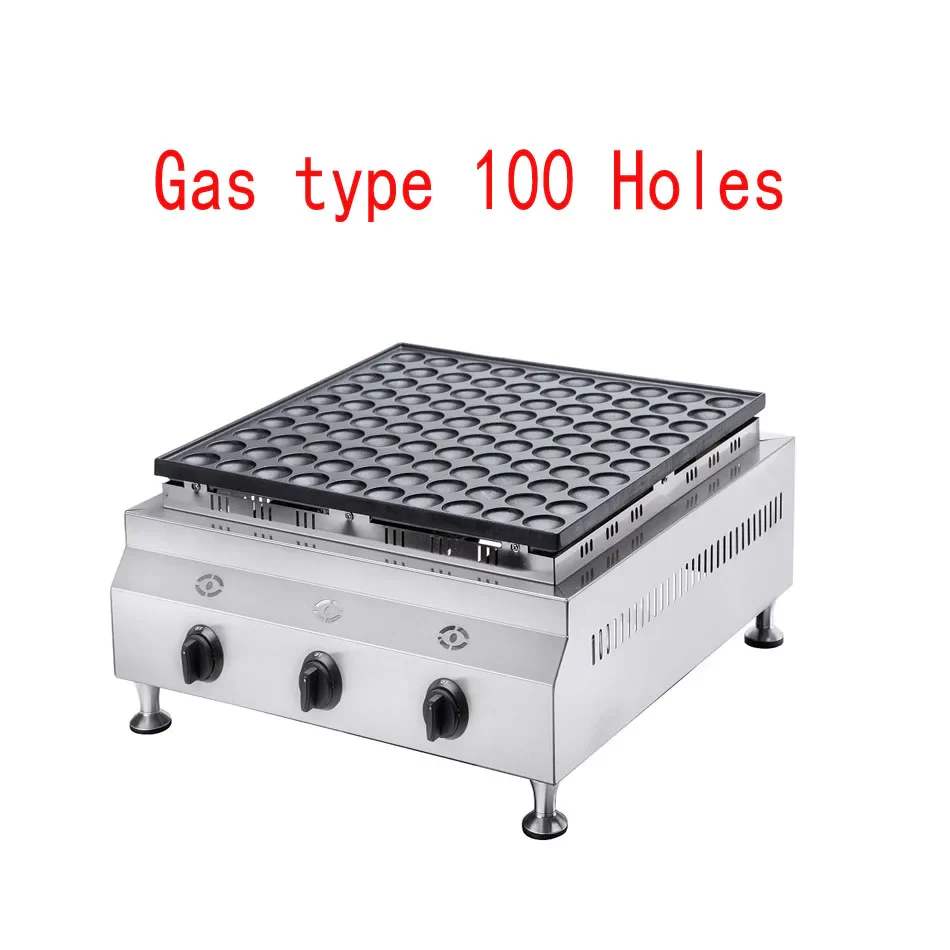 LPG Gas Type 100/50/25 Holes Poffertjes Maker Machine Mini Pancake Machine Grill Mini Pancake Waffle Maker - Image 2