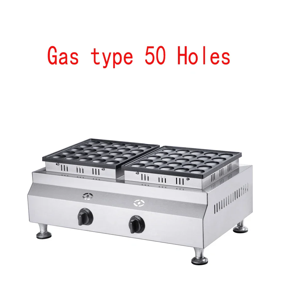 LPG Gas Type 100/50/25 Holes Poffertjes Maker Machine Mini Pancake Machine Grill Mini Pancake Waffle Maker - Image 3