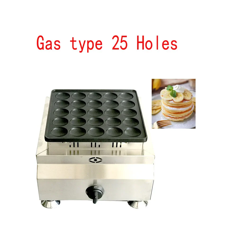 LPG Gas Type 100/50/25 Holes Poffertjes Maker Machine Mini Pancake Machine Grill Mini Pancake Waffle Maker - Image 4