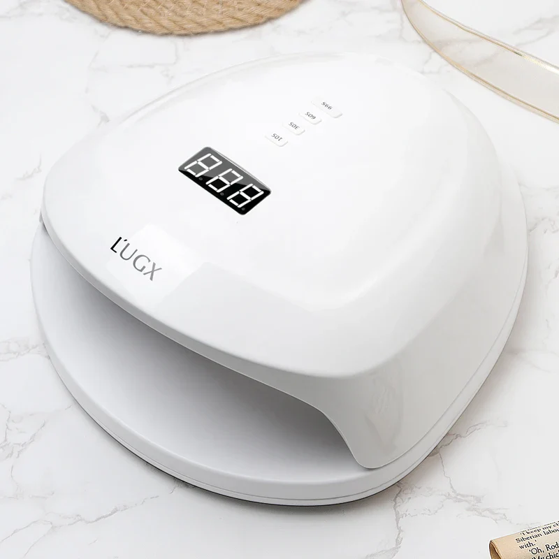 L'UGX 60W UV LED nail lamp, acrylic nail dryer wireless professional UV lamp set, high-end rechargeable cordless nail machine - Image 2