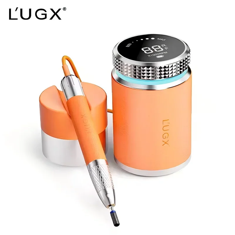 L'UGX Professional Nail Drill, Waterproof 35000RPM Brushless Nail Drill Machine, Rechargeable Nail Efile for Acrylic Gel Nails - Image 3
