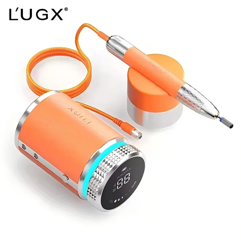 L'UGX Professional Nail Drill, Waterproof 35000RPM Brushless Nail Drill Machine, Rechargeable Nail Efile for Acrylic Gel Nails - Image 4