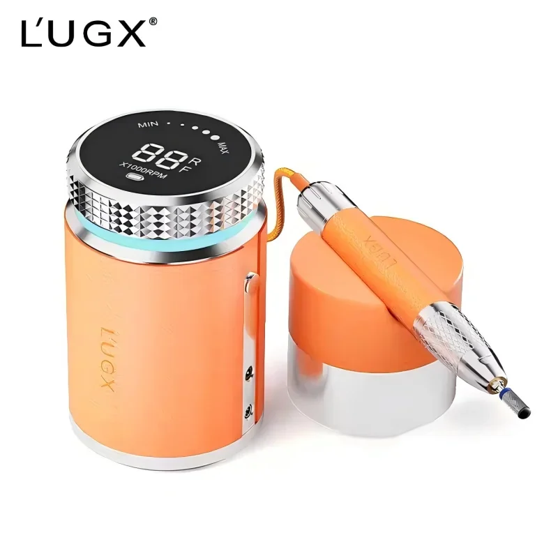 L'UGX Professional Nail Drill, Waterproof 35000RPM Brushless Nail Drill Machine, Rechargeable Nail Efile for Acrylic Gel Nails - Image 5