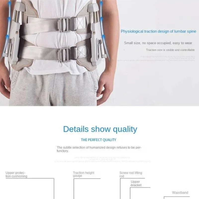 Lumbar Decompression Device Belt Tractor Lumbar Disc Traction Home Treatment Of Lumbar Disc Herniation - Image 3