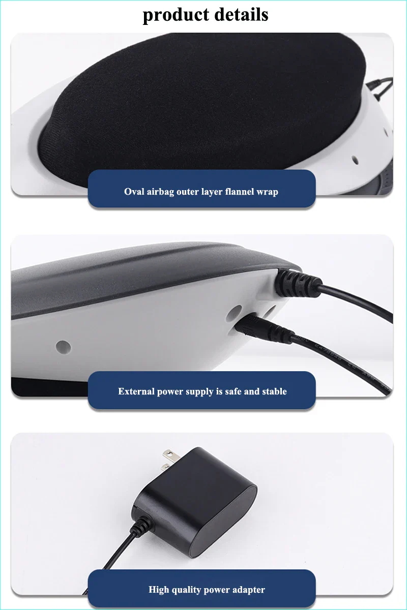 Lumbar Spine Massager Neck Lumbar Traction Multifunctional Inflatable Hot Compress Vibration Air Pressure Waist Massager Warm - Image 5