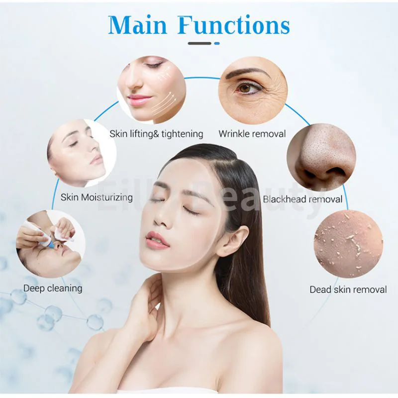 M8 7 In 1 Plasma Hydra Dermabrasion Machine Hydrogen Oxygen Skin Whitening Wrinkle Removal Water Peeling Beauty Device - Image 6