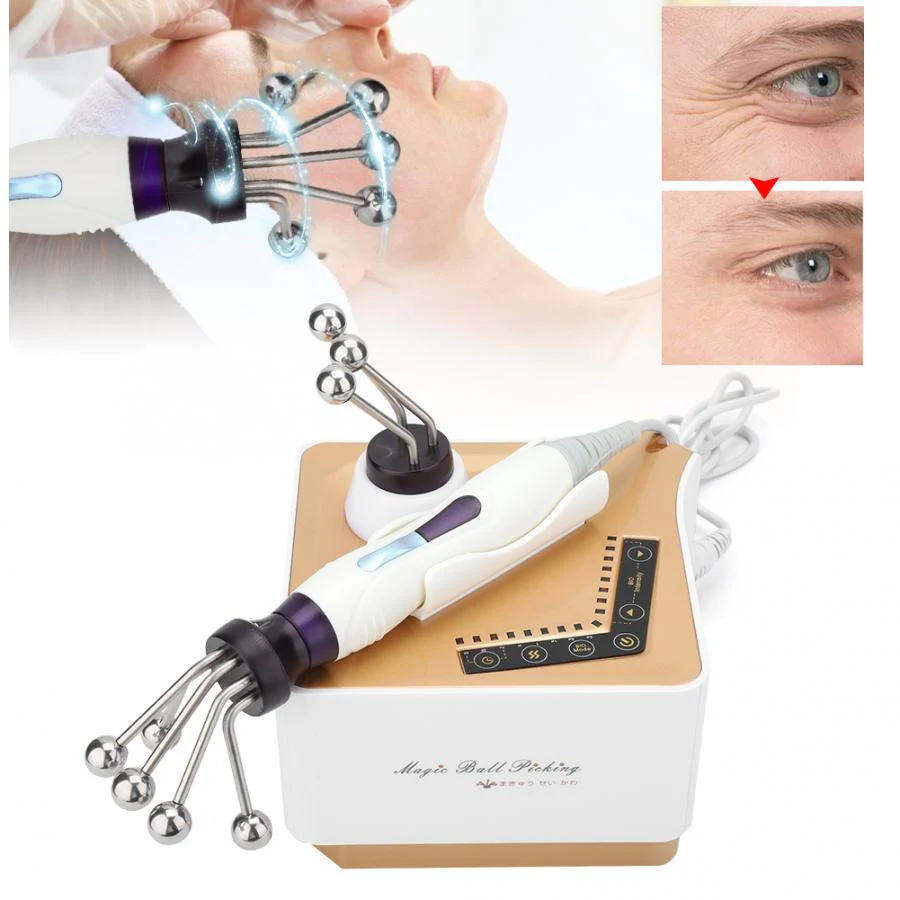 Japan Magic Ball Fascia Massage Machine Micro-Current Face Lifting Tightening Anti-Wrinkle Beauty Instrument Face Skin Care Tools - Image 2