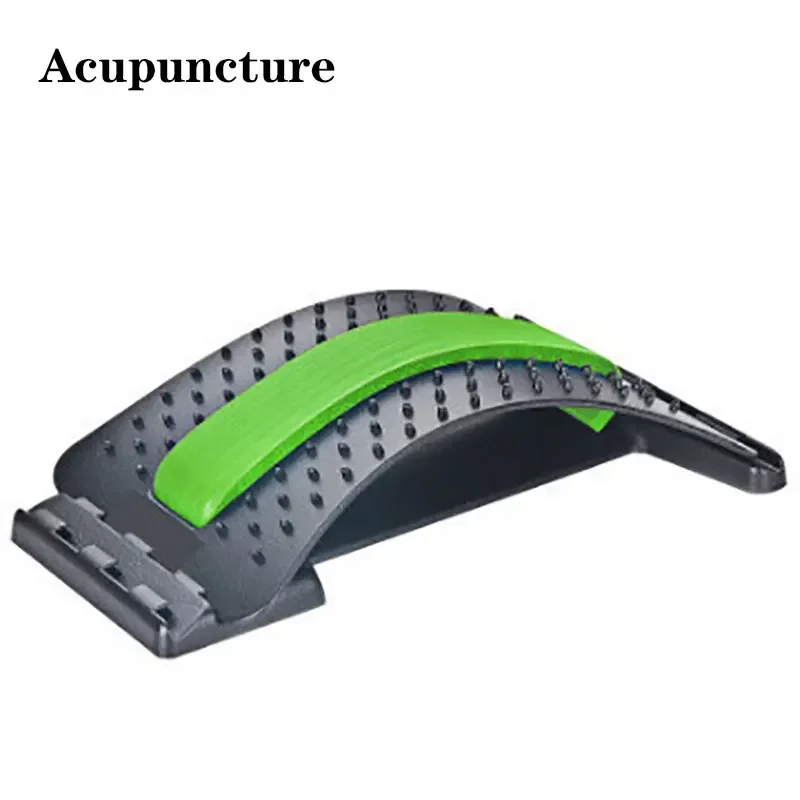 Multi-Level Adjustable Back Massager Stretcher Waist Neck Fitness Lumbar Cervical Spine Support Pain Relief - Image 3
