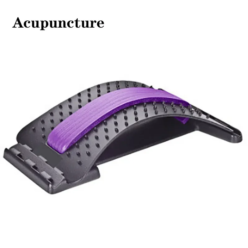 Multi-Level Adjustable Back Massager Stretcher Waist Neck Fitness Lumbar Cervical Spine Support Pain Relief - Image 4